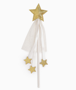 gold stars glitter wand