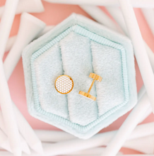 golf ball earrings