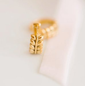 gold leaf huggies
