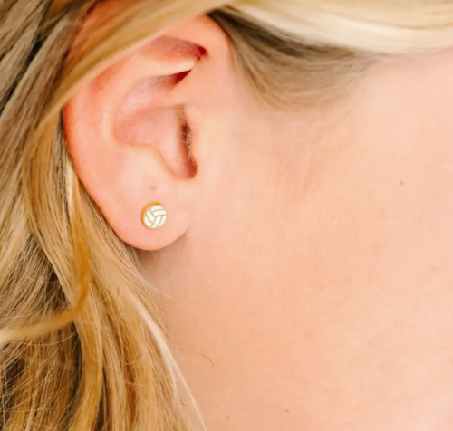 volleyball earrings