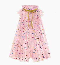 pink confetti cape
