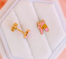 ballet slipper earrings