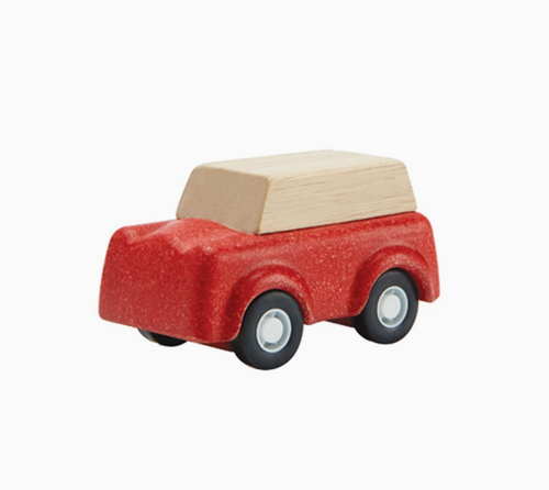 red land rover