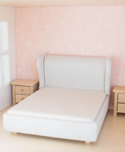 dollhouse upholstered bed