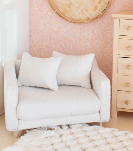dollhouse scoop arm chair