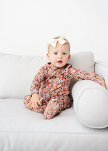 zippered footie in penelope