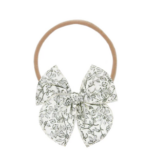 heirloom bow headband - paisley
