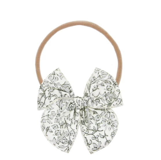 heirloom bow headband - paisley