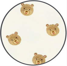 bubble romper in teddy