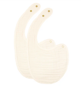 cloud muslin™ bib 2 pack - cream