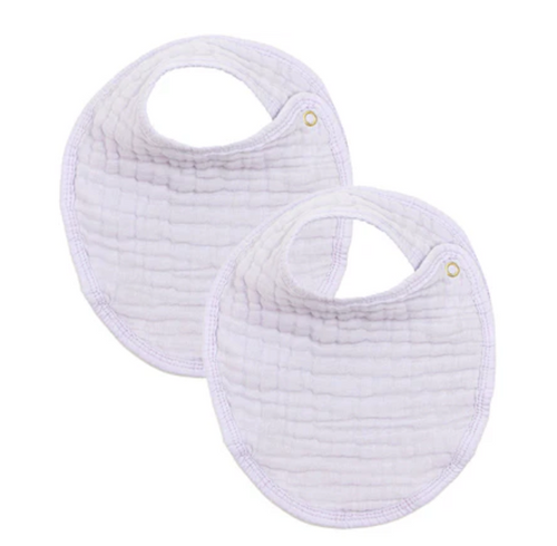 cloud muslin™ bib 2 pack - lilac