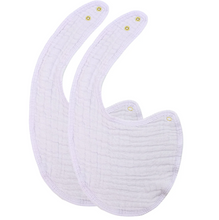 cloud muslin™ bib 2 pack - lilac