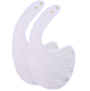 cloud muslin™ bib 2 pack - lilac