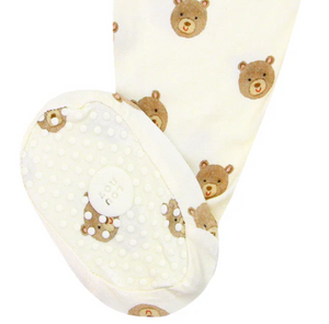 zippered footie teddy