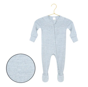 zippered footie in crew