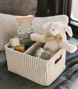 sea stripe hideaway caddy