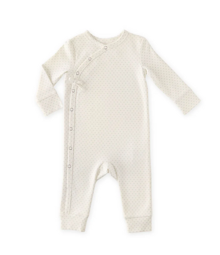 sea pin dot romper