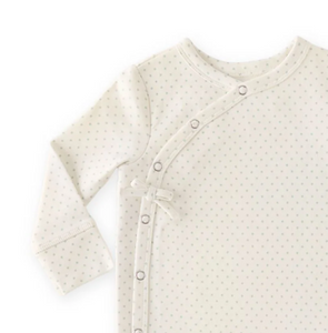sea pin dot romper