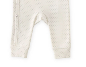 sea pin dot romper