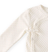 peony dot onesie