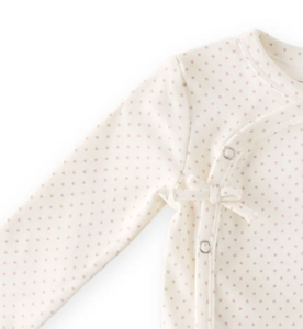 peony dot onesie