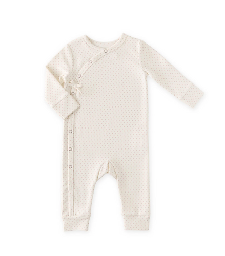 peony pin dot romper
