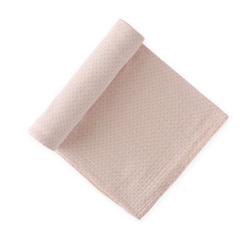pehr swaddle peony dot