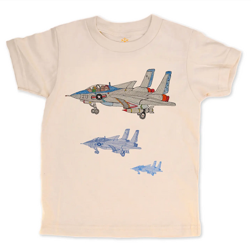 fighter jet tee