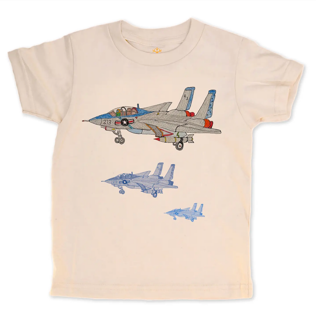 fighter jet tee