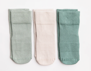 stone gray, eucalyptus, thyme socks