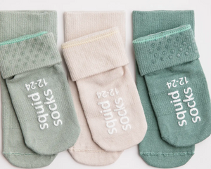 stone gray, eucalyptus, thyme socks
