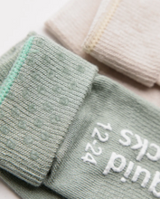stone gray, eucalyptus, thyme socks