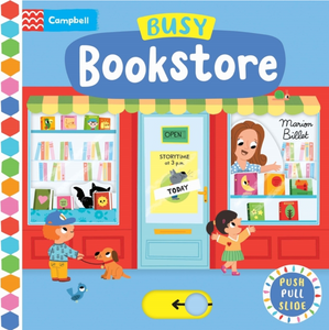 busy bookstore