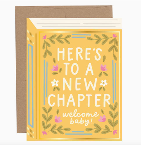 here's to a new chapter card
