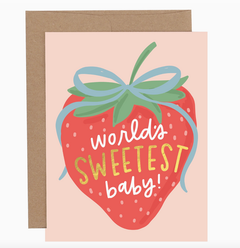 world's sweetest baby card