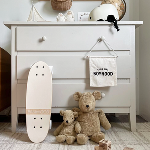 'long live boyhood' wall hanging