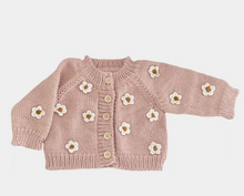 daisy knit cardigan
