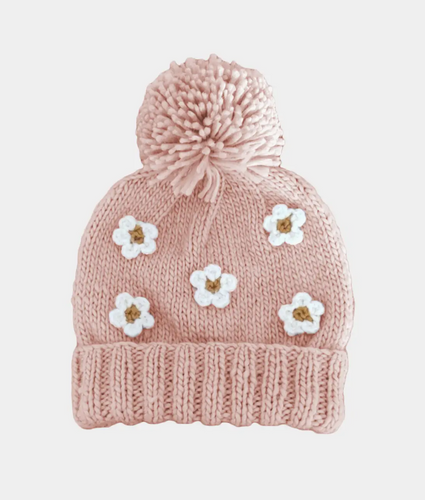 daisy knit hat