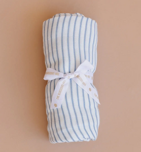 harbor stripe swaddle