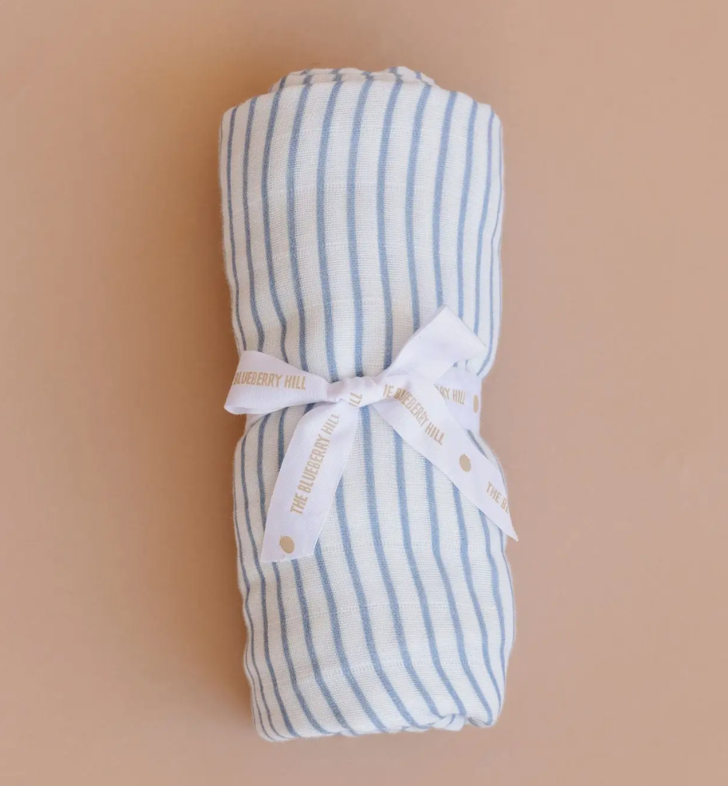 harbor stripe swaddle