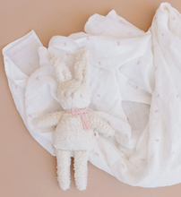 mini bow organic swaddle