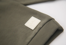 olive french terry pullover