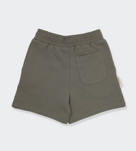 olive french terry shorts