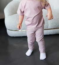 mauve extra long legging