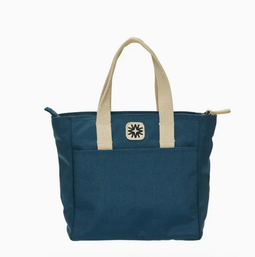 tiny tote in navy