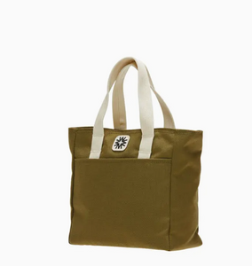 tiny tote in olive