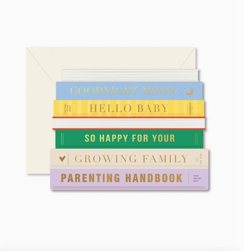 baby books die-cut card