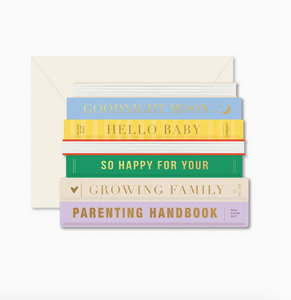 baby books die-cut card