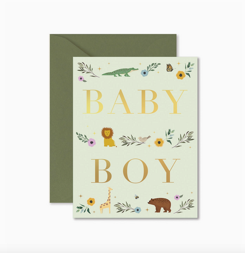 baby boy card