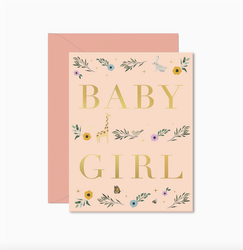 baby girl card